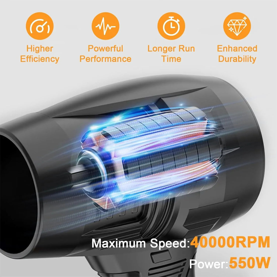 Jet Blower With Charger & 2 X Battery (منفاخ هواء كهربائي مع شاحن وبطاريتين)